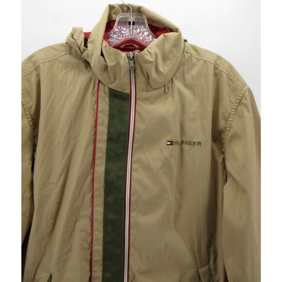 Tommy Hilfiger Jacket Medium Bomber Y2K Windbreaker Mesh Lined Vented - Picture 2 of 11